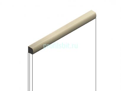 Декоративный молдинг 15х15 мм HiWood D15V2 G372 фитополимер под дерево 2.7м