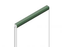 Декоративный молдинг 15х15 мм HiWood D15V2 GN81 фитополимер под дерево 2.7м