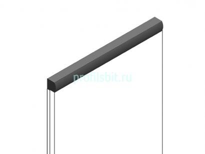 Декоративный молдинг 15х15 мм HiWood D15V2 GR15 фитополимер под дерево 2.7м