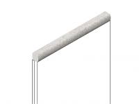 Декоративный молдинг 15х15 мм HiWood D15V2 MP5 фитополимер под дерево 2.7м