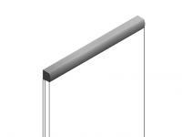 Декоративный молдинг 15х15 мм HiWood D15V2 S369 фитополимер под дерево 2.7м