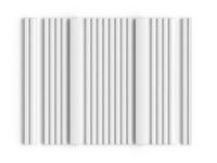 Декоративная стеновая панель 3D 240х18.5 мм HiWood HL201 NP GRAND белый 2.7м