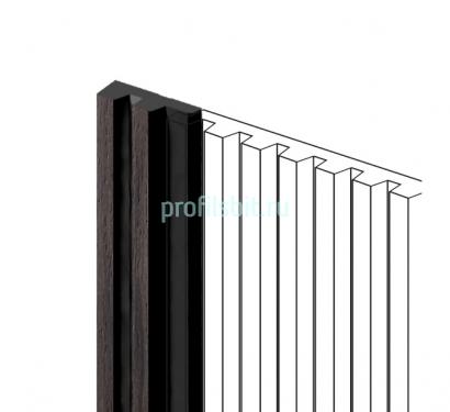 Финишный молдинг для панелей HiWood LF129A BR395NK под дерево 11х34 мм 2,7 м