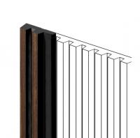 Финишный молдинг для панелей HiWood LF129A BR396NK под дерево 11х34 мм 2,7 м