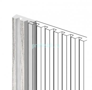 Финишный молдинг для панелей HiWood LF129A GR24N под дерево 11х34 мм 2,7 м