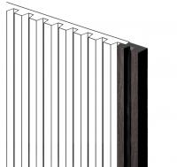 Финишный молдинг для панелей HiWood LF129B BR395NK под дерево 11х24 мм 2,7 м