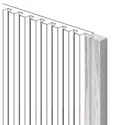 Финишный молдинг для панелей HiWood LF129B GR24N под дерево 11х24 мм 2,7 м