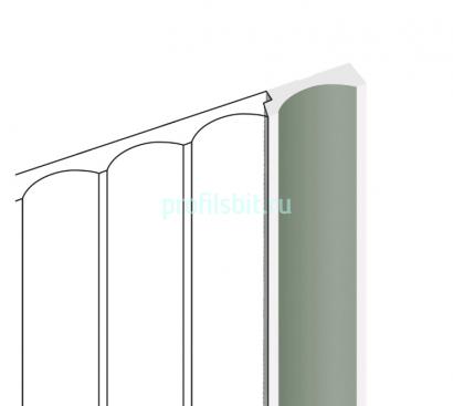 Финишный молдинг для панелей HiWood LF139B GN69 зеленый 12х34 мм 2,7 м