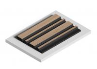 Стеновая панель отделочная HiWood LV122 BR417K под дерево 12х120 мм 2,7 м