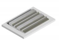 Стеновая панель отделочная HiWood LV122 S339S серая 12х120 мм 2,7 м