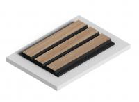 Стеновая панель отделочная HiWood LV124 BR417K под дерево 12х120 мм 2,7 м