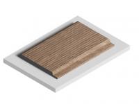 Стеновая панель отделочная HiWood LV127L BR416 под дерево 12х120 мм 2,7 м