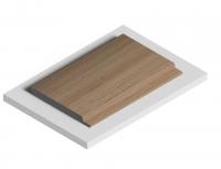 Стеновая панель отделочная HiWood LV127 BR417 под дерево 12х120 мм 2,7 м