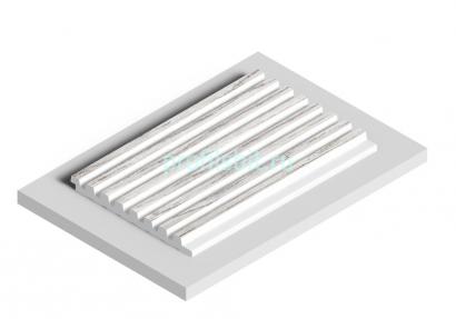 Стеновая панель отделочная HiWood LV129 GR24N под дерево 12х120 мм 2,7 м