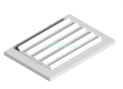 Стеновая панель отделочная HiWood LV139 NP белая 12х120 мм 2,7 м