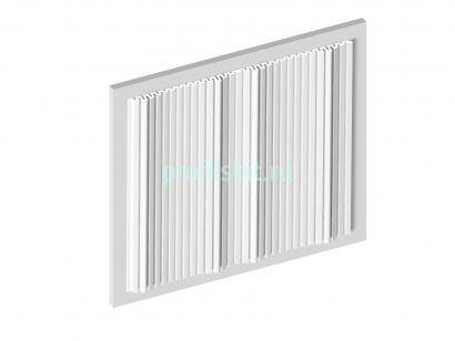 Декоративная стеновая панель 3D 240х20 мм HiWood LV241 NP GRAND белый 2.7м