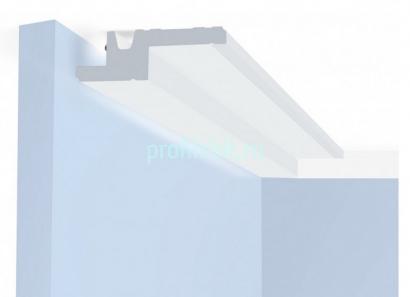 Потолочный плинтус 100х30 мм Hiwood A100V1 белый 2м