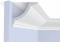 Потолочный плинтус 100х100 мм Hiwood A141 белый 2м