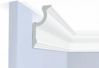 Потолочный плинтус 67х140 мм Hiwood A155 белый 2м