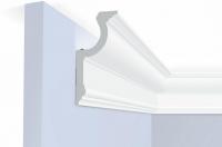 Потолочный плинтус 81,6х170 мм Hiwood A188 белый 2м