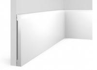 Напольный плинтус 16х180 мм Hiwood BE180 белый 2м