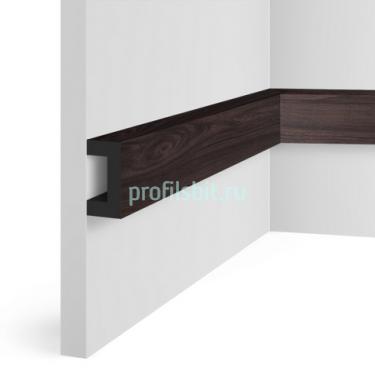 Молдинг 40х20 мм Hiwood LB40 BR395 под дерево 2,7м