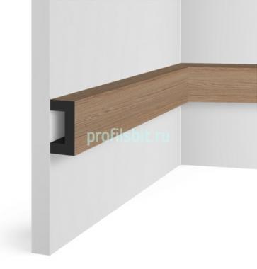 Молдинг 40х20 мм Hiwood LB40 BR417 под дерево 2,7м