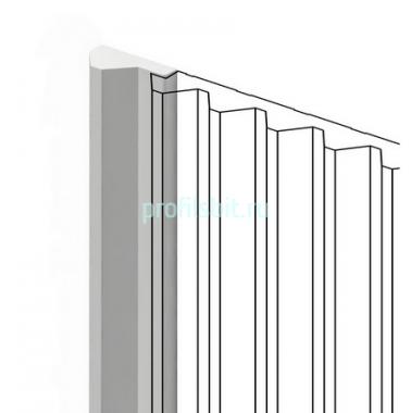 Финишный молдинг 24,1х12 мм Hiwood LF136A NP белый 2,7м