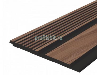 Отделочная панель 120х12 мм Hiwood LV123 BR396K под дерево 2,7м