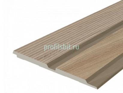 Отделочная панель 120х12 мм Hiwood LV123 BR417 под дерево 2,7м