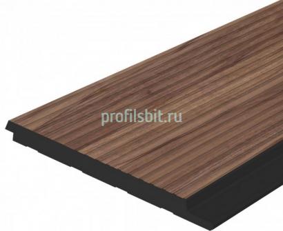 Отделочная панель 120х12 мм Hiwood LV127L BR396 под дерево 2,7м