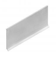 Плинтус для пола из алюминия 60 мм NEEXY AKBD60-SW муар белый 2.5 м