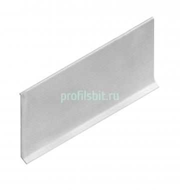 Плинтус для пола из алюминия 60 мм NEEXY AKBD60-SW муар белый 2.5 м