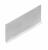 Плинтус для пола из алюминия 60 мм NEEXY AKBD60-SW муар белый 2.5 м