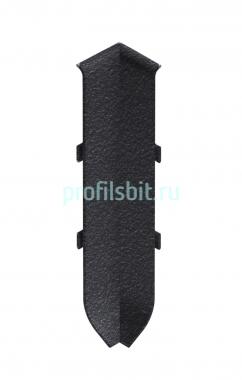 Угол внутренний для напольного плинтуса 60 мм NEEXY I-AKBD60-SBL муар черный