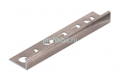 L-профиль 8 мм алюминиевый NEEXY PV01-43 SC муар бежевый 2.7 м