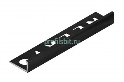 L-профиль 10 мм алюминиевый NEEXY PV02-18 MBL черный матовый 2.7 м