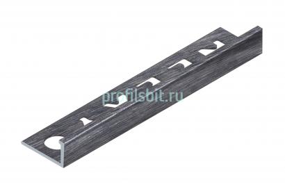 L-профиль 10 мм алюминиевый NEEXY PV02-45 BBS-D серебро блестящее браш 2.7 м