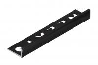 L-профиль 12.5 мм алюминиевый NEEXY PV03-18 MBL черный матовый 2.7 м