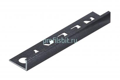 L-профиль 12.5 мм алюминиевый NEEXY PV03-44 SA муар антрацит 2.7 м