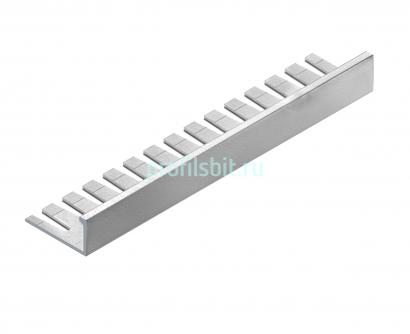 L-профиль гибкий 10 мм алюминиевый  NEEXY PV05-41 SW муар белый 2.7 м