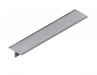 Т-профиль 25 мм алюминиевый NEEXY PV103-02 MS серебро матовое 2.7 м