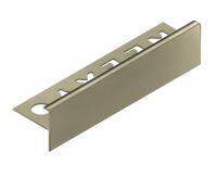 F-профиль лестничный 10 мм алюминиевый NEEXY PV53-16 MT титан матовый 2.7 м