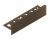 F-профиль лестничный 10 мм алюминиевый NEEXY PV53-47 MBR-D темная бронза матовая 2.7 м