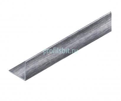 Уголок 15х15 мм алюминиевый NEEXY PV61-45 BBS-D серебро блестящее браш 2.7 м