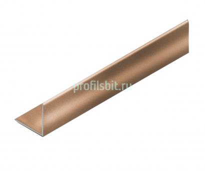 Уголок 20х20 мм алюминиевый NEEXY PV63-07 BBR бронза блестящая 2.7 м