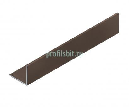 Уголок 20х20 мм алюминиевый NEEXY PV63-10 MB коричневый матовый 2.7 м