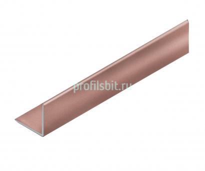 Уголок 20х20 мм алюминиевый NEEXY PV63-15 RG розовый блестящий 2.7 м
