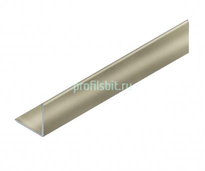 Уголок 20х20 мм алюминиевый NEEXY PV63-17 BT титан блестящий 2.7 м