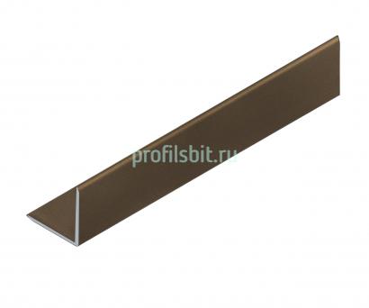 Уголок 20х20 мм алюминиевый NEEXY PV63-47 MBR-D темная бронза матовая 2.7 м